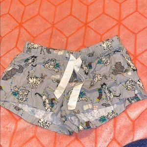 Cat Christmas sleep shorts